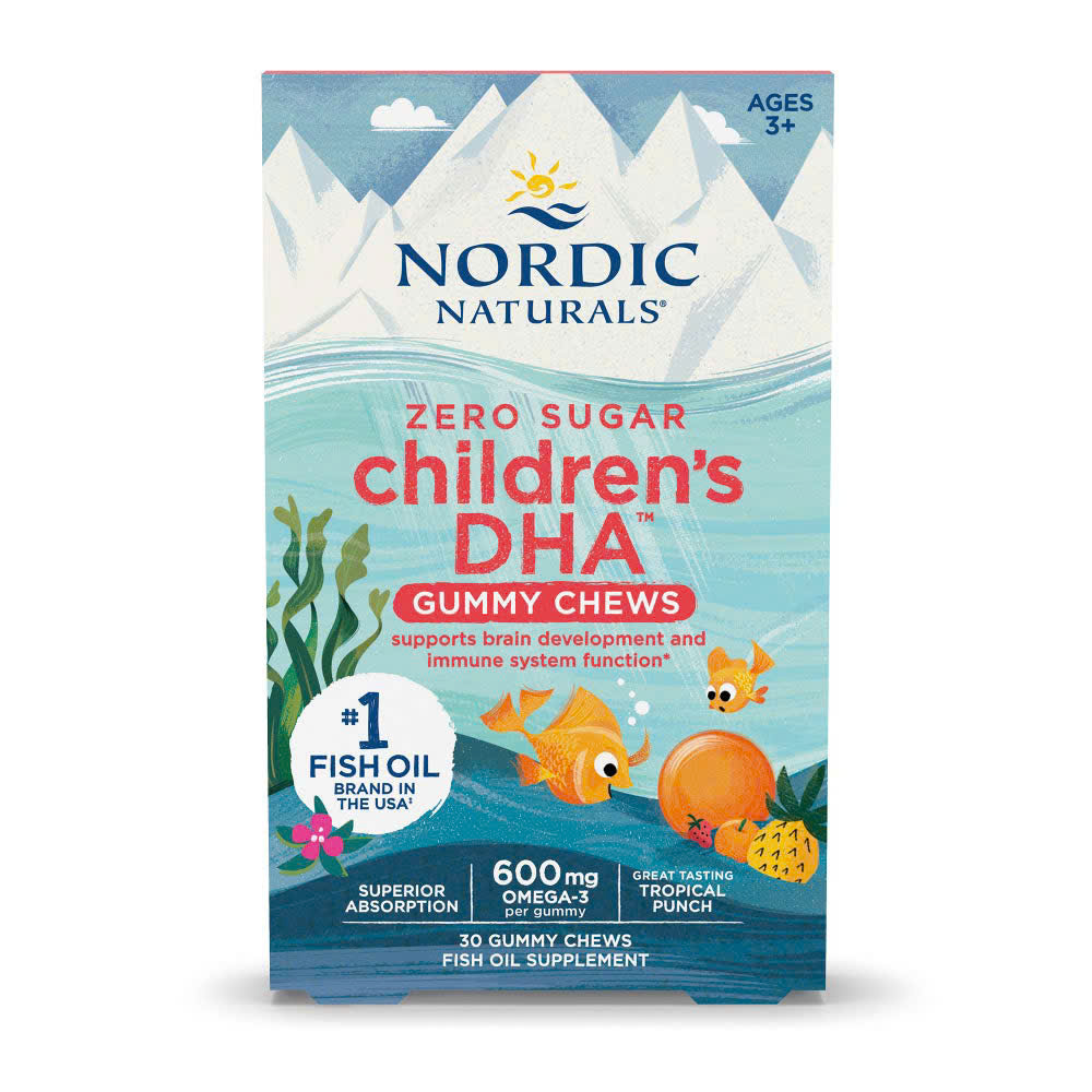 Dầu cá Nordic dạng viên hàm lượng 600mg cho bé từ 3 tuổi hộp 30 viên