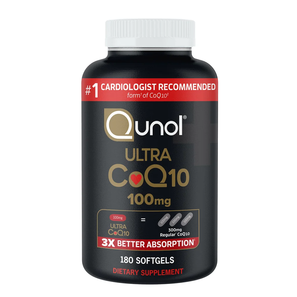 Viên uống hỗ trợ tim mạch CoQ10 Qunol 100mg hộp 180 viên