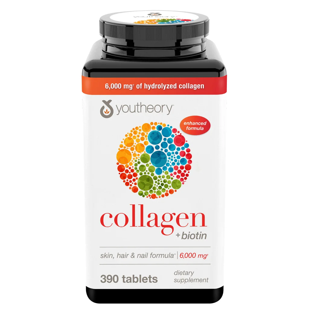 Viên uống bổ sung collagen Youtheory +Biotin, 390 viên
