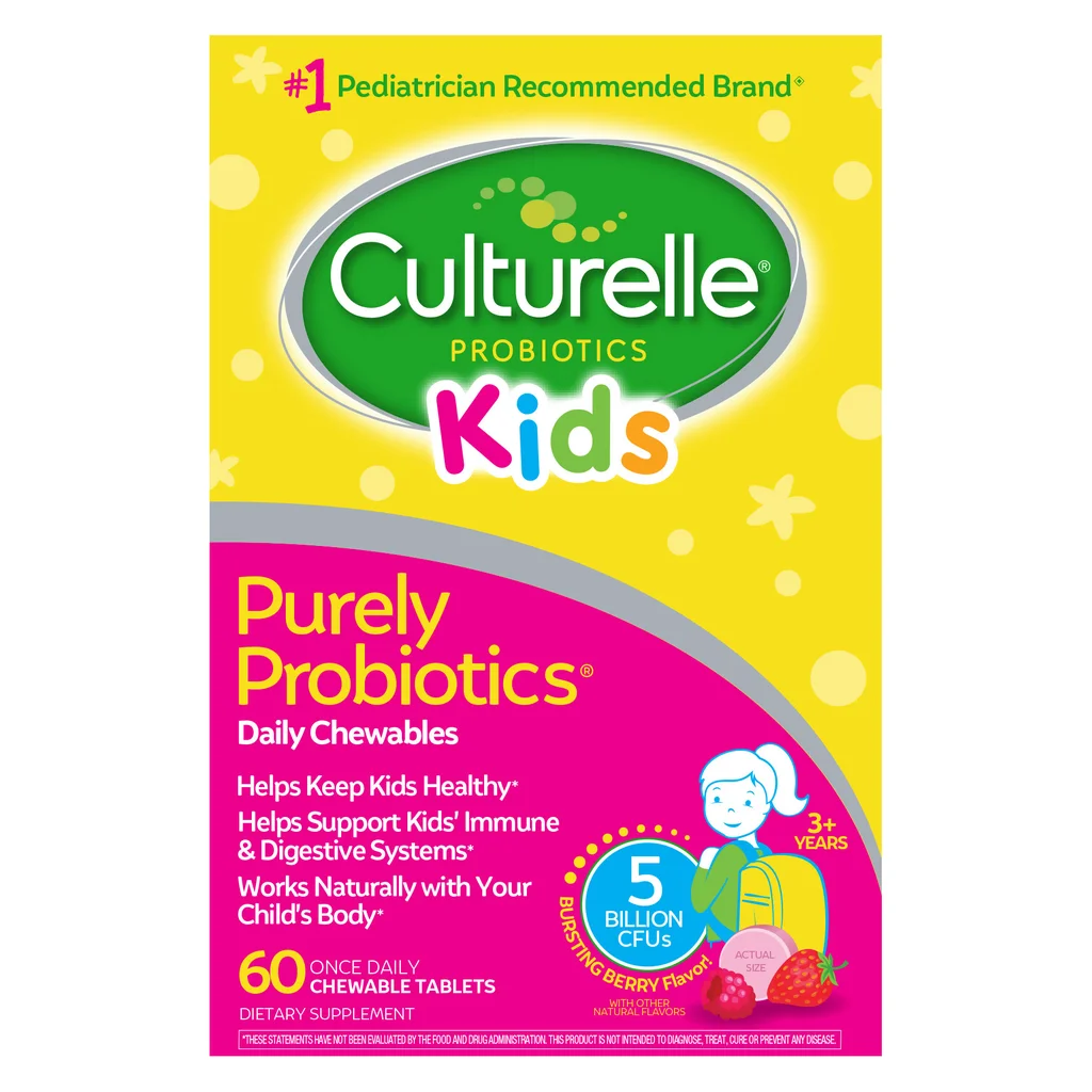 Lợi khuẩn men Culturelle Kids cho bé từ 3 tuổi hộp 60 viên