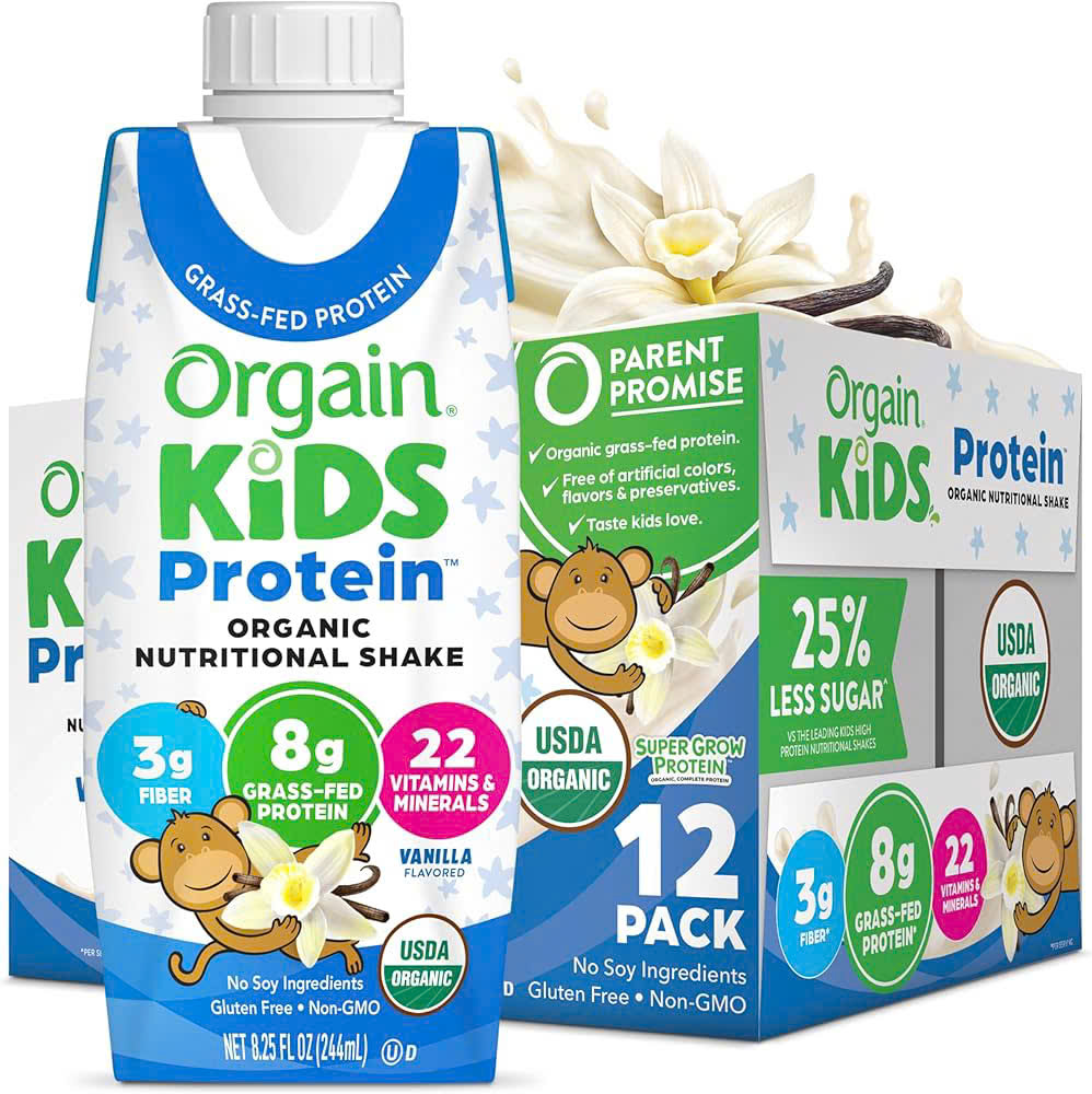 Sữa nước Orgain Kids Organic hộp 244ml thùng 12 hộp