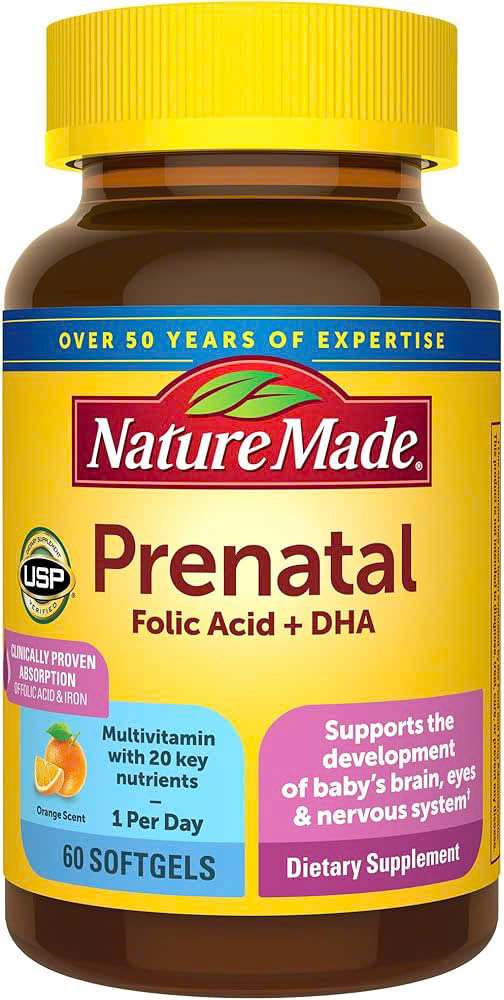 Vitamin tổng hợp bổ bầu cho mẹ chuẩn bị và có thai Nature Made Prenatal