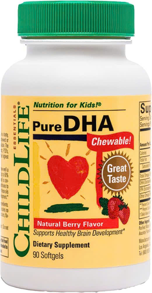 Viên bổ sung dầu cá ChildLife DHA cho bé từ 6 tháng hộp 90 viên