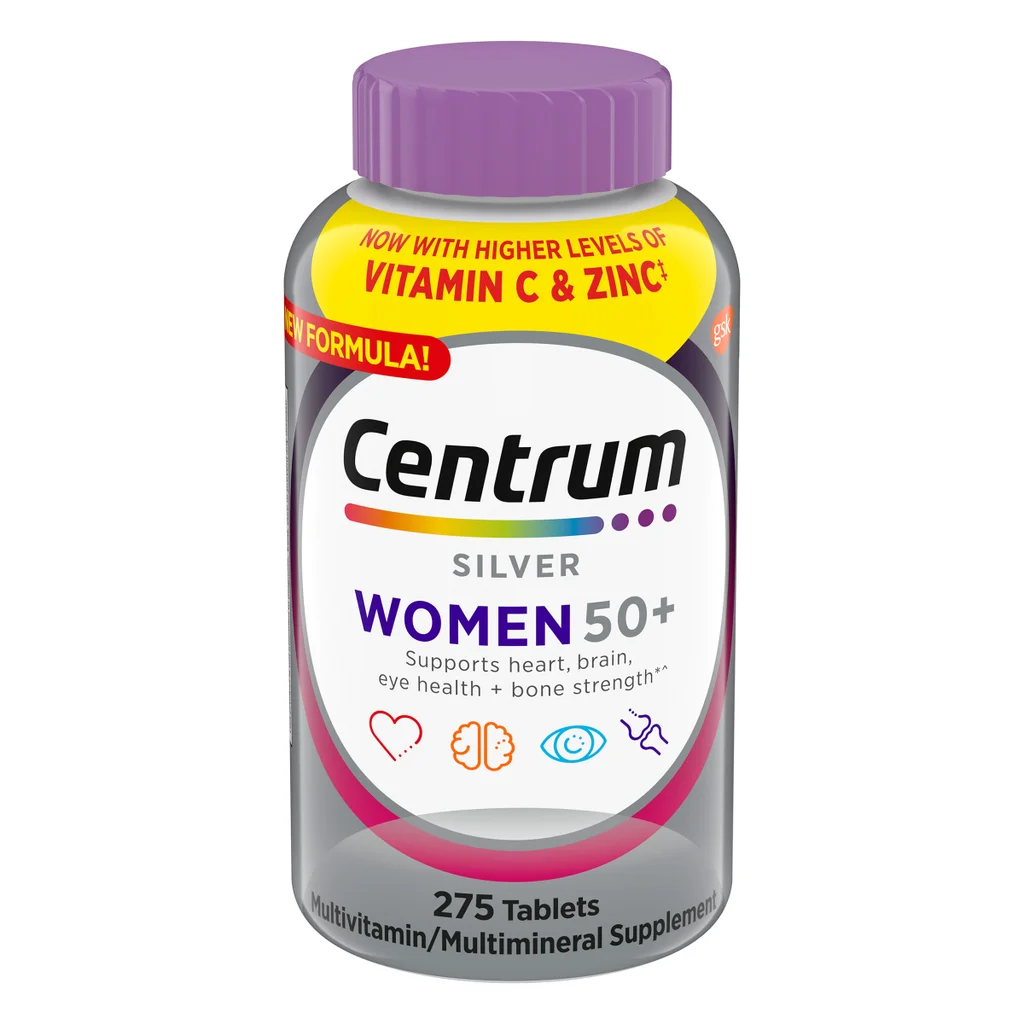 Vitamin tổng hợp cho nữ Centrum Silver Women trên 50 tuổi hộp 275 viên