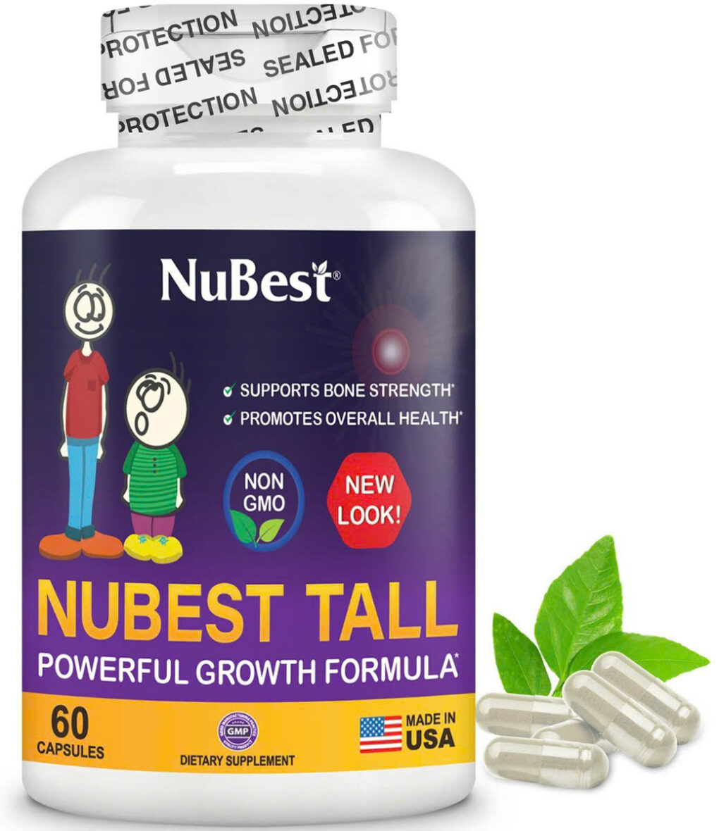 Viên uống bổ sung canxi và khoáng chất Nubest Tall cho bé từ 5 tuổi hộp 60 viên